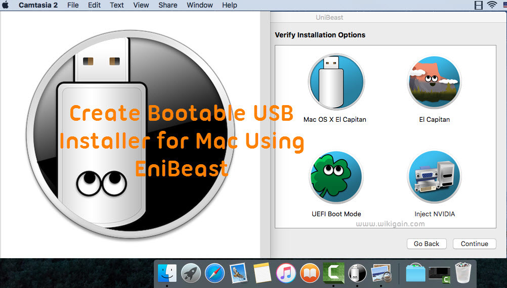 make a usb bootable for mac os x maverick in windows